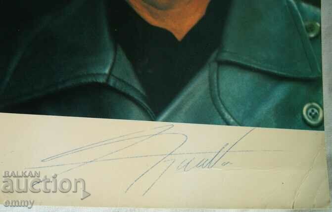 Auction Color photo Charles Aznavour. Autograph . Auction Color photo Charles Aznavour. Autograph .