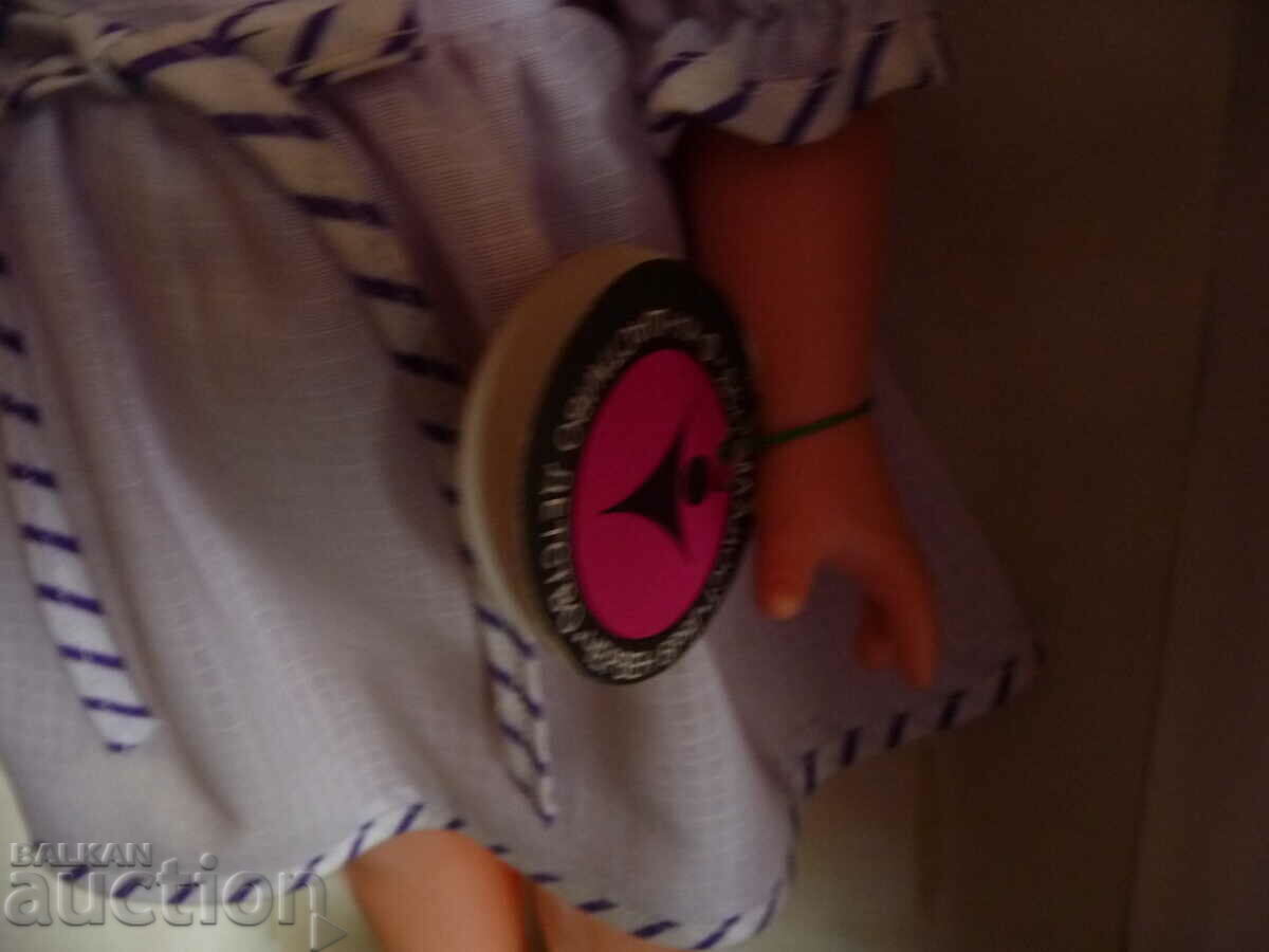 Doll from social time new Bulgarian DSO Mladost 45 cm nice - 6 Doll from social time new Bulgarian DSO Mladost 45 cm nice - 6