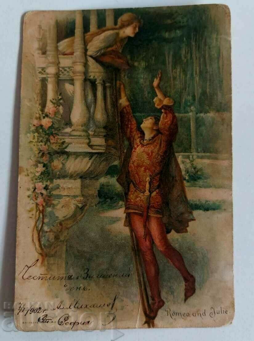 1902 OLD LITHOGRAPH POSTCARD PC