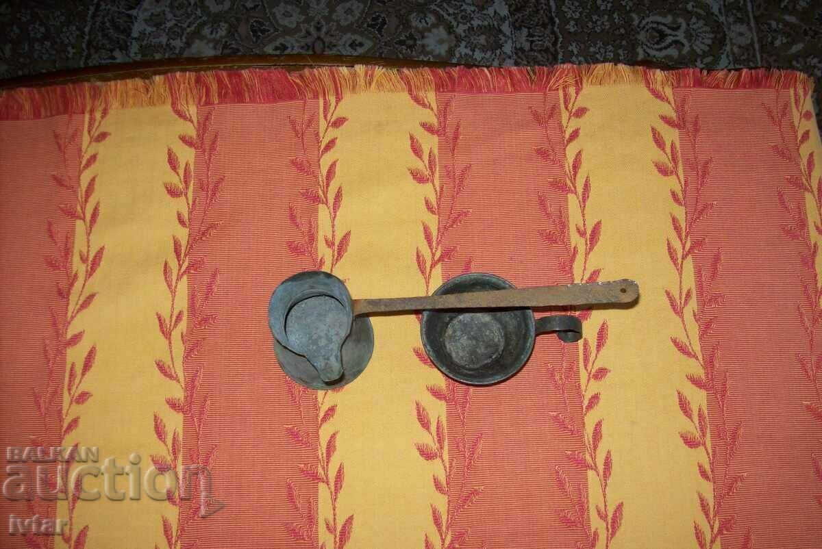 Auction Antique copper pot and cup Auction Antique copper pot and cup