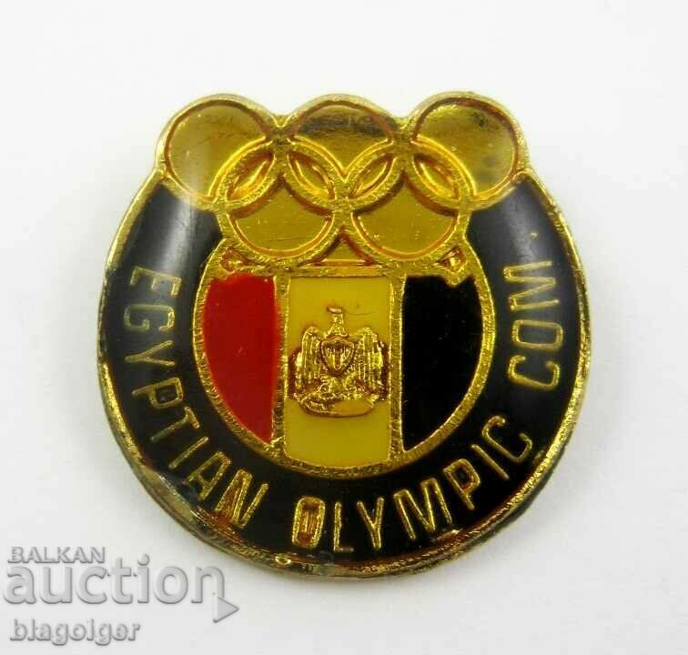 Auction Olympic Badge - Egyptian Olympic Committee Auction Olympic Badge - Egyptian Olympic Committee