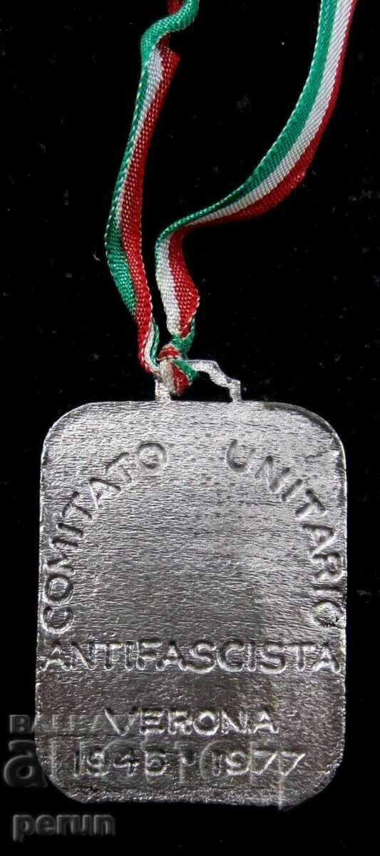 Auction Old Medal-United Anti-Fascist Committee of Verona-Italy Auction Old Medal-United Anti-Fascist Committee of Verona-Italy