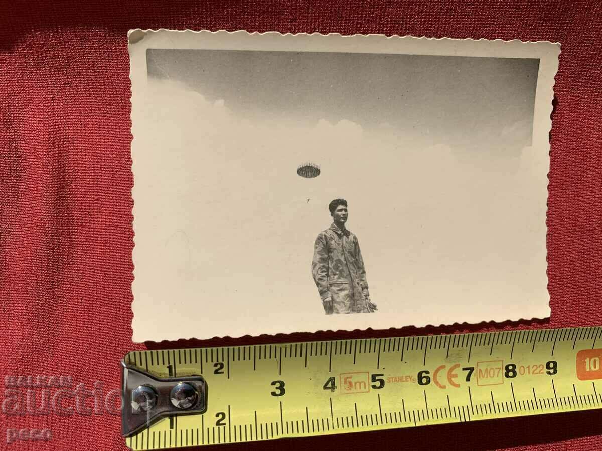 Auction Parachute Squad Bulgaria 40s old photo Auction Parachute Squad Bulgaria 40s old photo