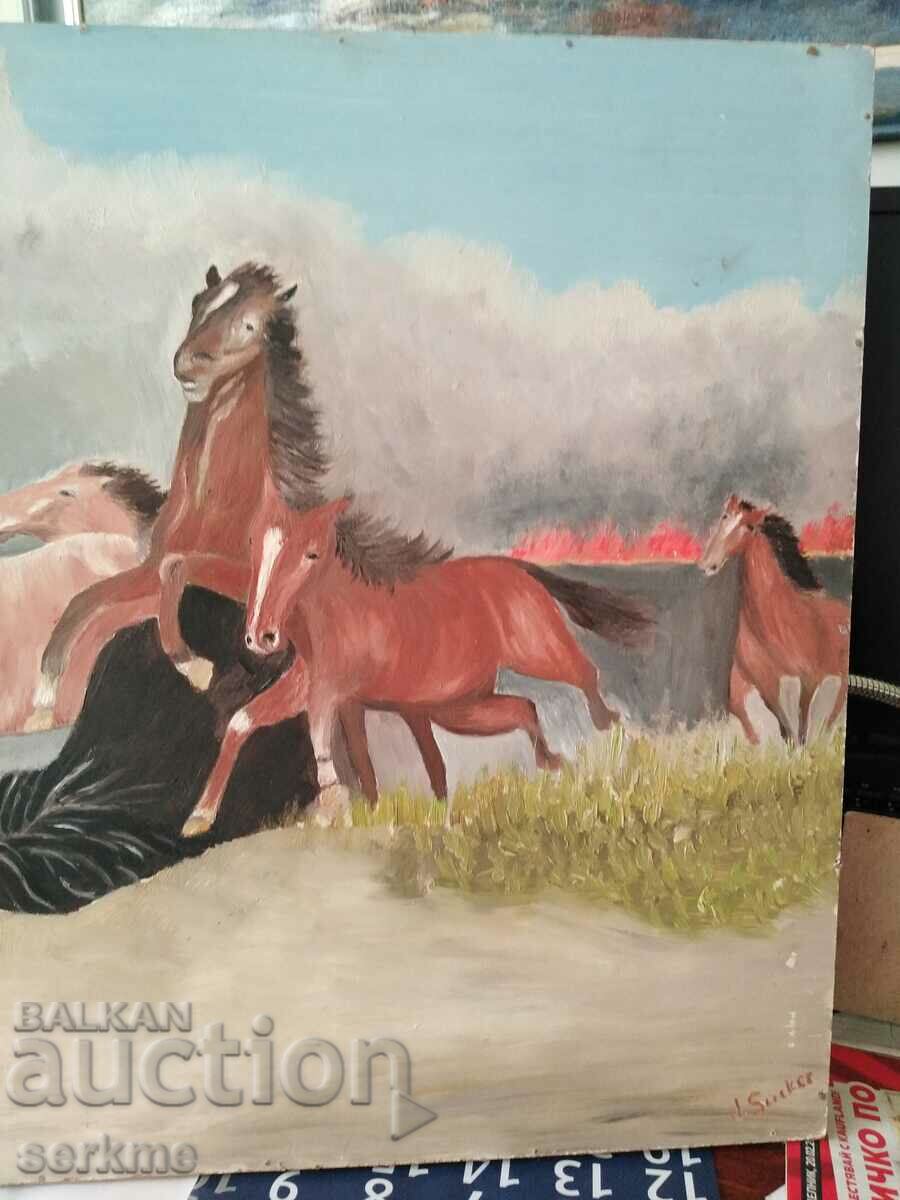 Auction Picture of oil on a sheet of paper Auction Picture of oil on a sheet of paper