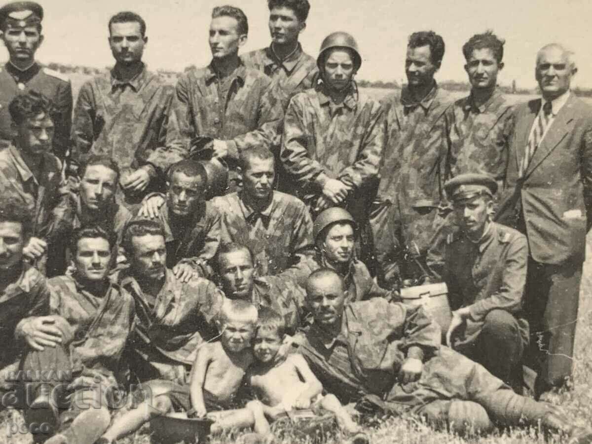 Auction  Parachute Squad Bulgaria 40s old photo