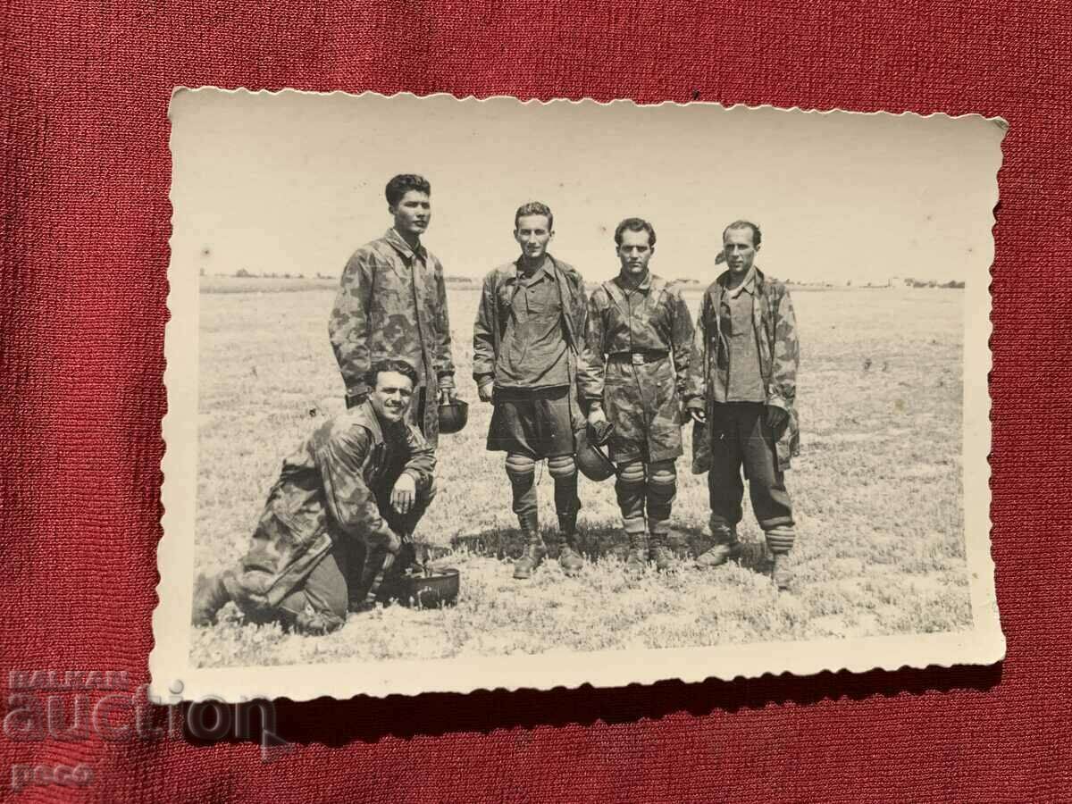 Delivery of Parachute Squad Bulgaria 40s old photo Delivery of Parachute Squad Bulgaria 40s old photo