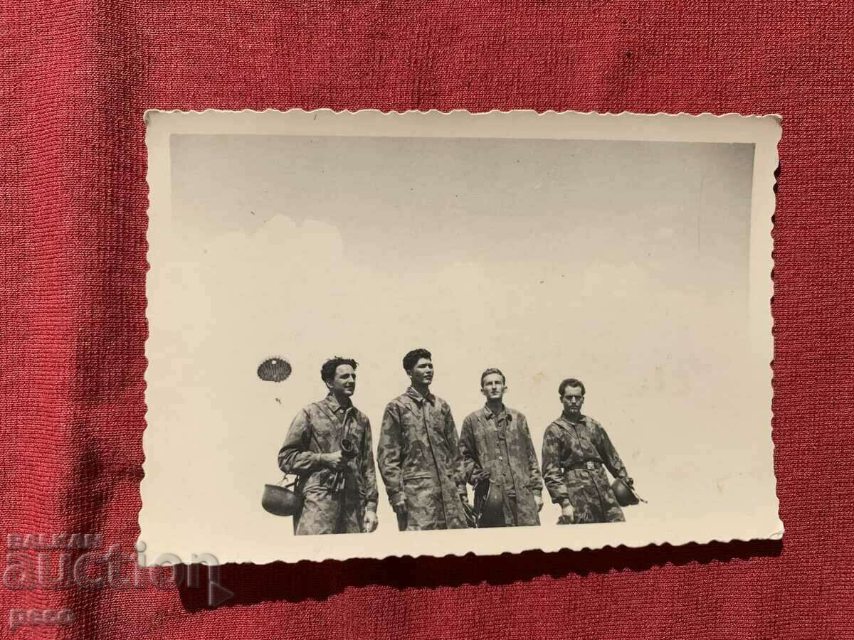 Delivery of Parachute Squad Bulgaria 40s old photo Delivery of Parachute Squad Bulgaria 40s old photo