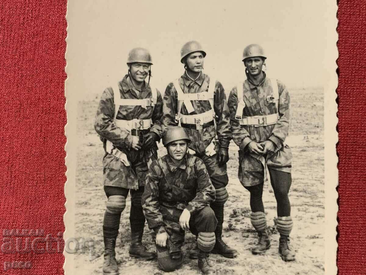 Auction  Parachute Squad Bulgaria 40s old photo