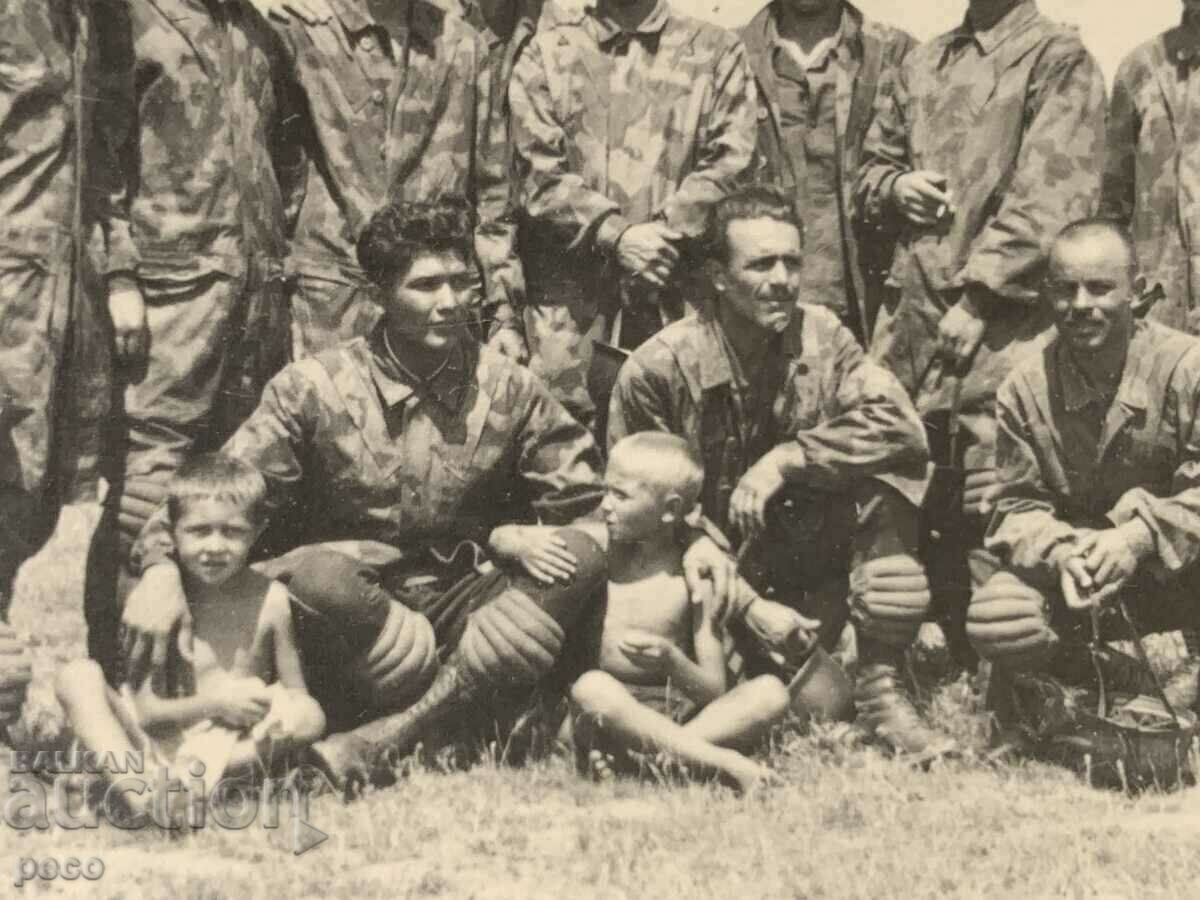 Auction Parachute Squad Bulgaria 40s old photo Auction Parachute Squad Bulgaria 40s old photo