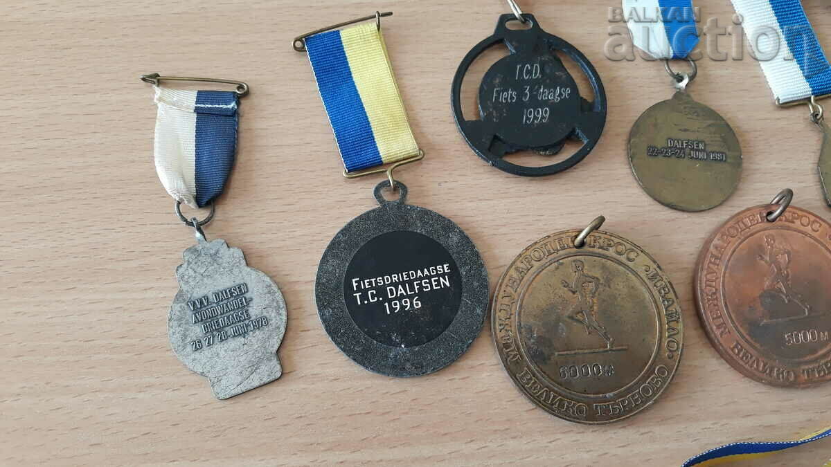 retro vintage sports medals - 5 retro vintage sports medals - 5