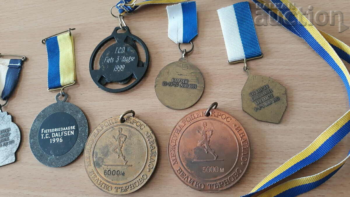 retro vintage sports medals - 7 retro vintage sports medals - 7