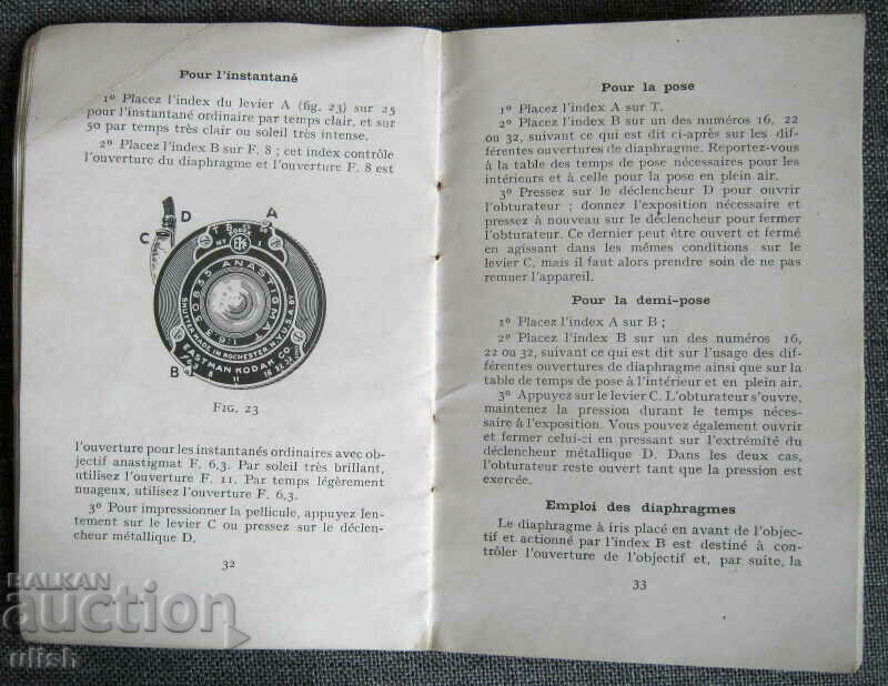 Delivery of Old Kodak 1 & 1A Camera User Manual Delivery of Old Kodak 1 & 1A Camera User Manual