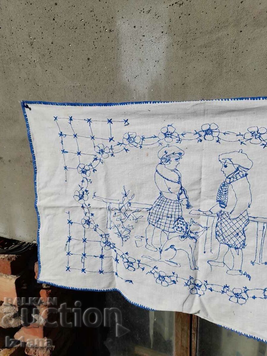 An old embroidered hacker, wall cover with price 40.00 BGN | € 20.45 An old embroidered hacker, wall cover with price 40.00 BGN | € 20.45