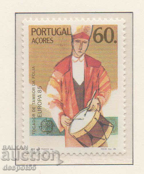 1985. Azores. Europe - European Year of Music.