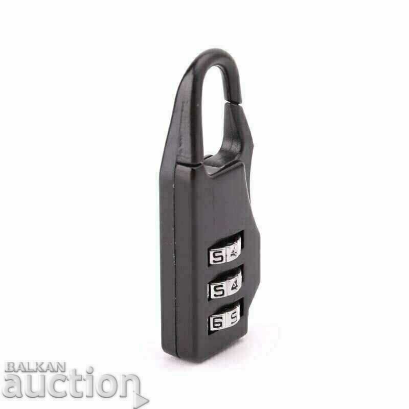 Auction  Padlock with code padlock for locking suitcases backpacks bags