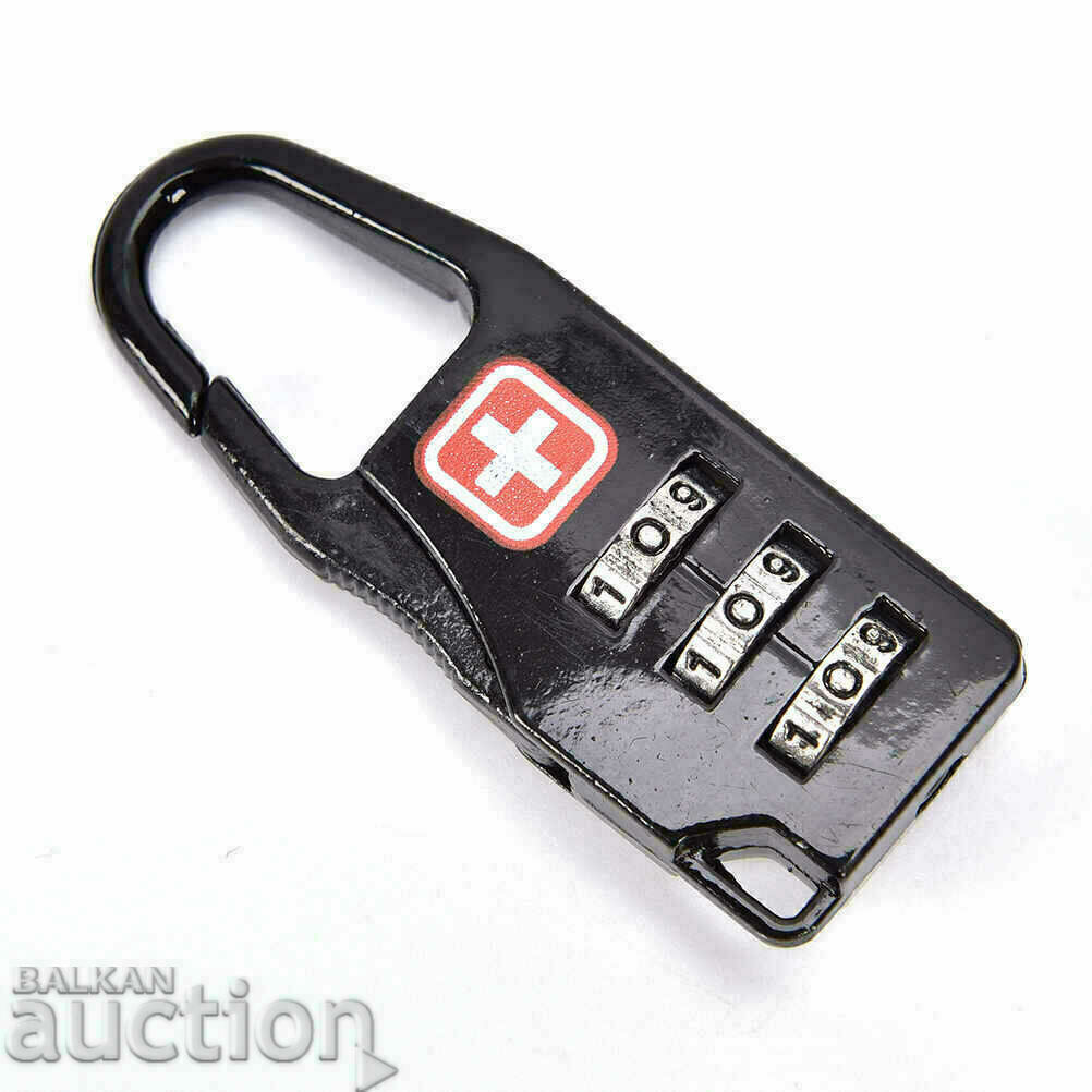 Padlock with code padlock for locking suitcases backpacks bags - 6