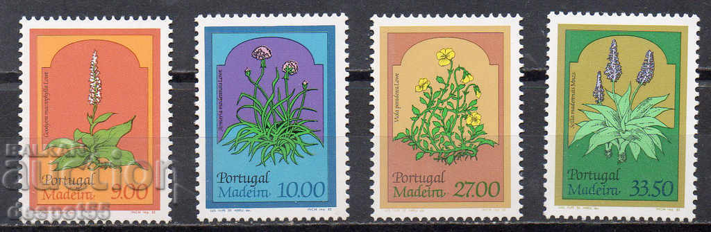 1982. Πορτογαλία-Μαδέρα. Λουλούδια - Πανίδα.