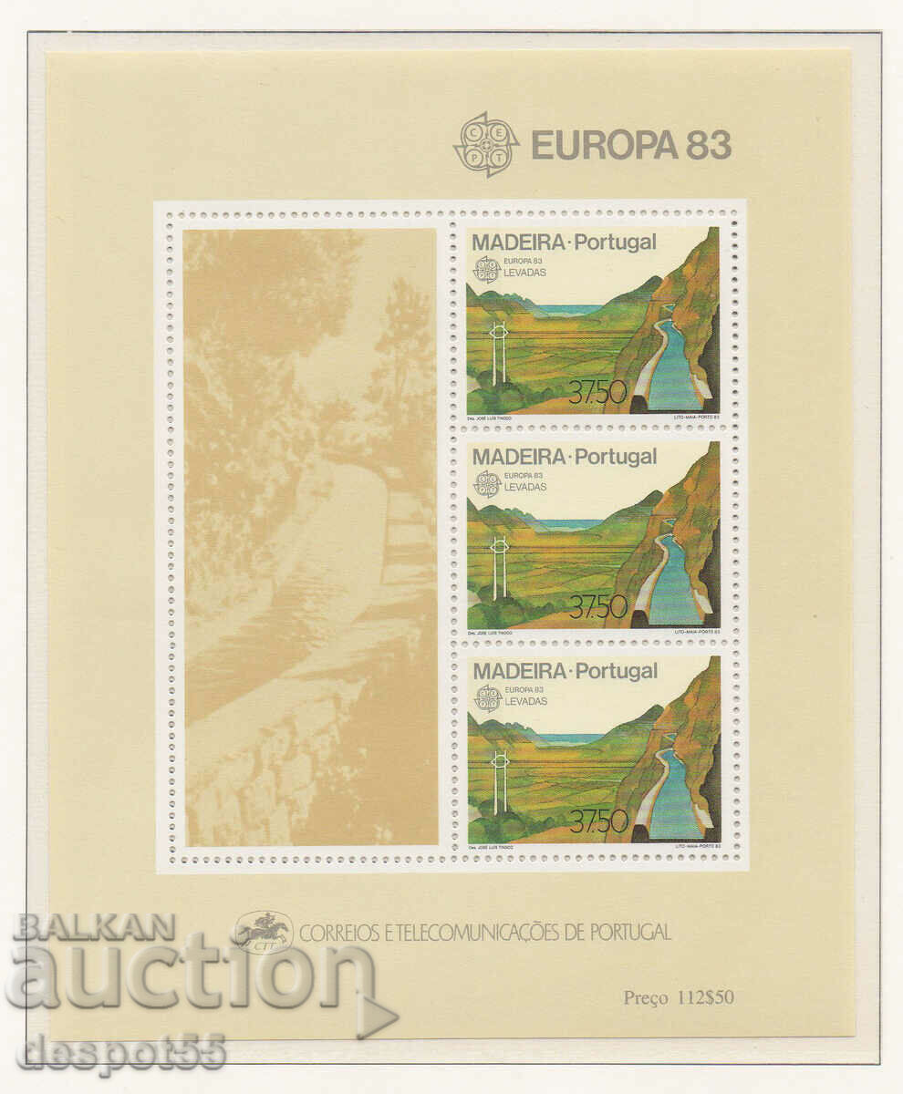 1983. Madeira. Europe - inventions. Block.