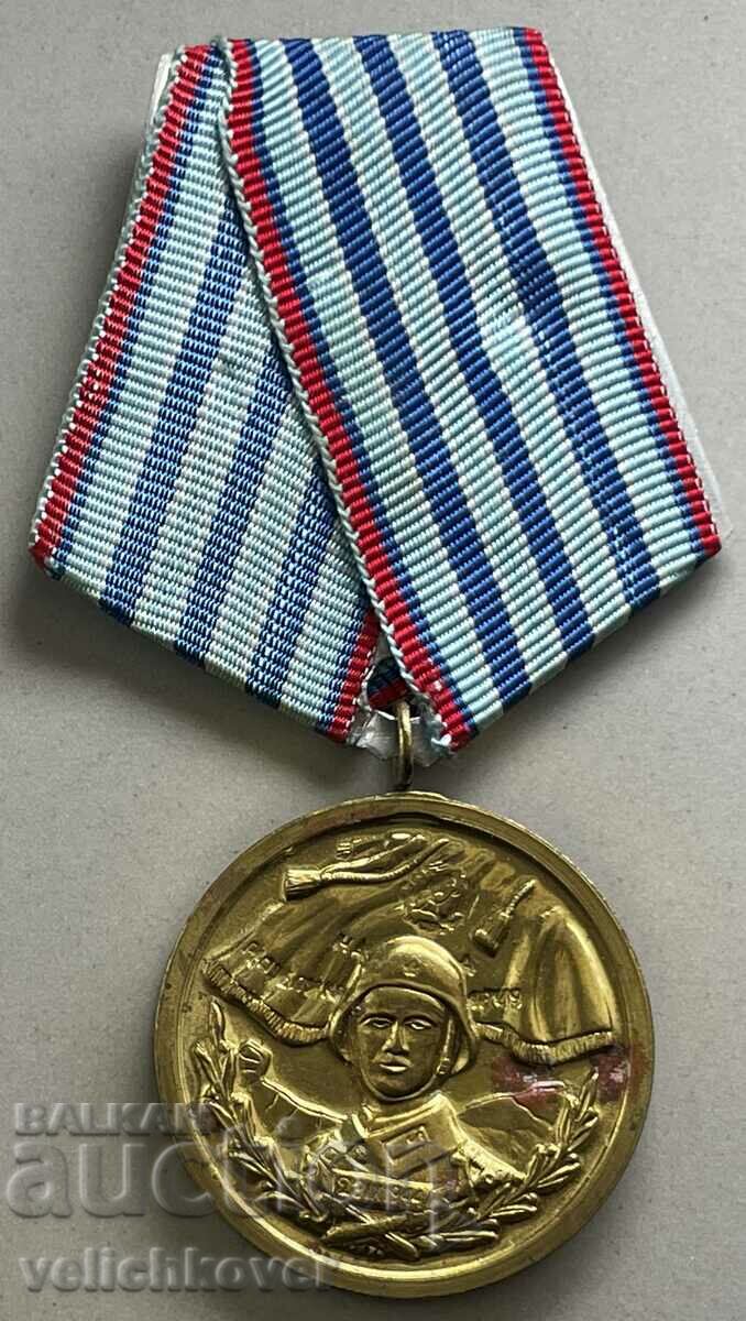 34357 Βουλγαρία μετάλλιο για 10 χρόνια. Υπηρεσία στην BNA τη δεκαετία του 1960.