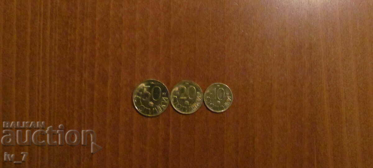 Κέρματα ανταλλαγής παρτίδας 1992