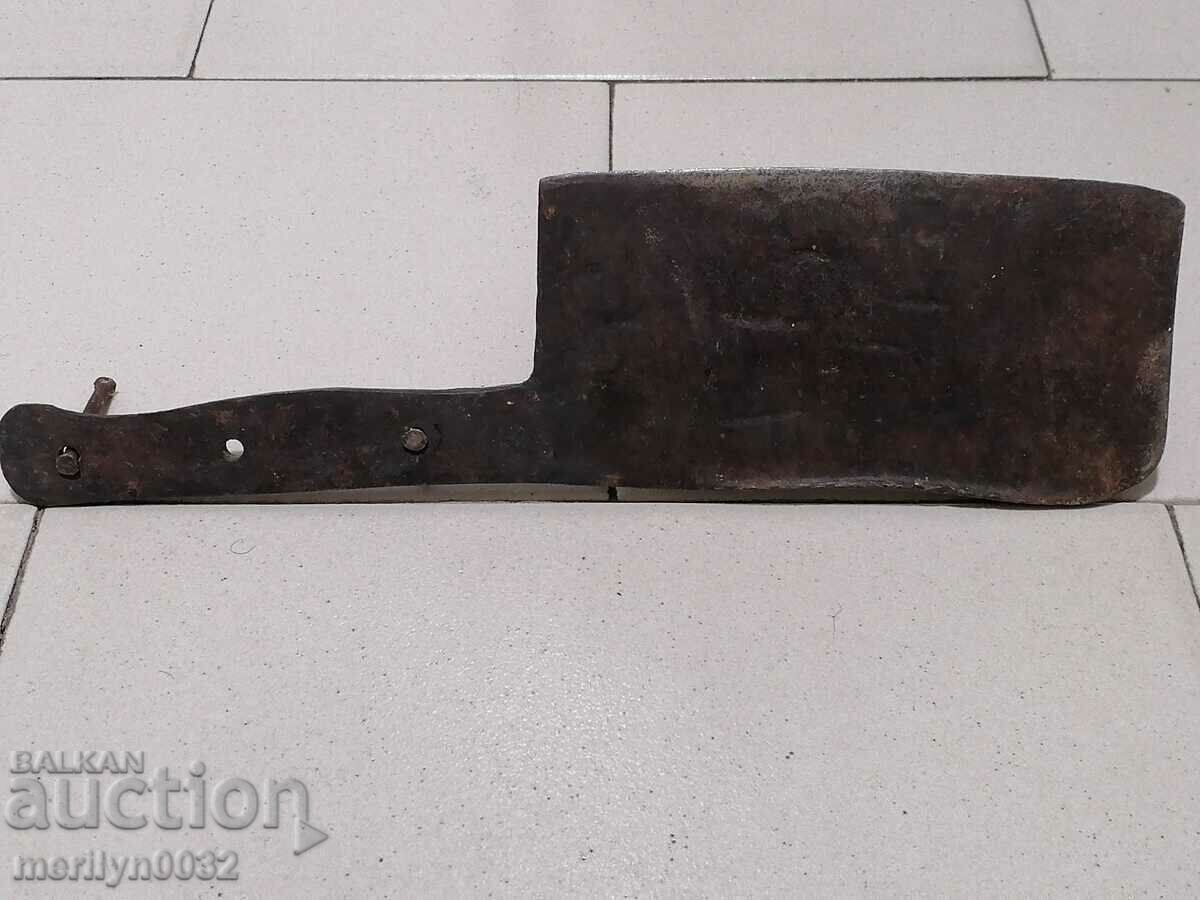 Auction Old forged scythe, ax, hoop, knife, machete, blade Auction Old forged scythe, ax, hoop, knife, machete, blade