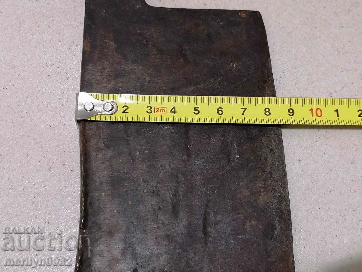 Old forged scythe, ax, hoop, knife, machete, blade - 6 Old forged scythe, ax, hoop, knife, machete, blade - 6