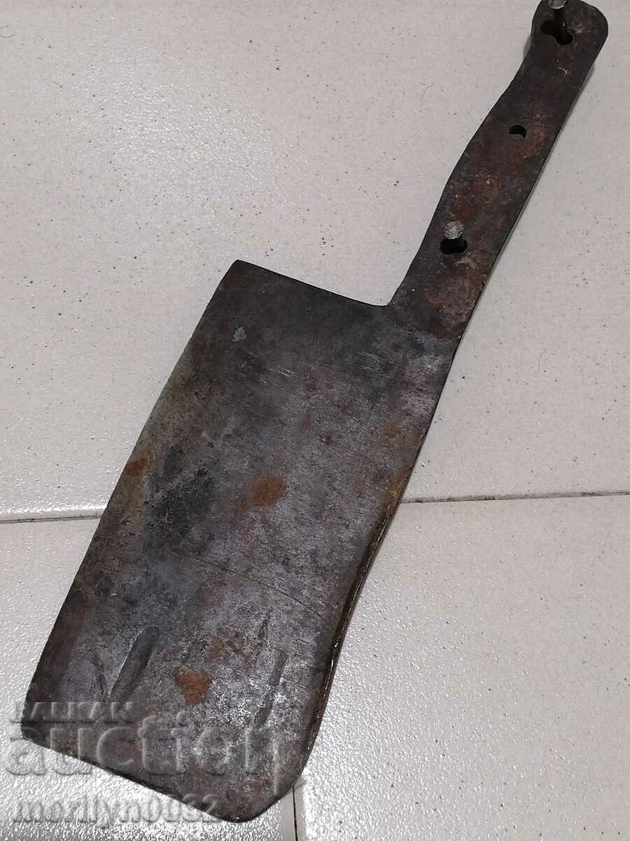 Old forged scythe, ax, hoop, knife, machete, blade - 7 Old forged scythe, ax, hoop, knife, machete, blade - 7