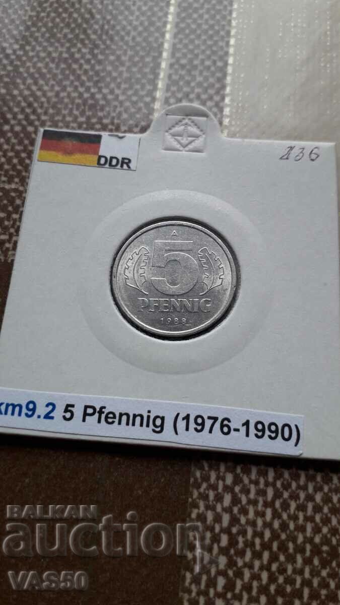 236.GDR - 5pf.1988