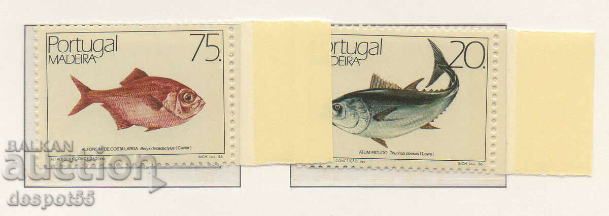 1986. Мадейра. Риби.