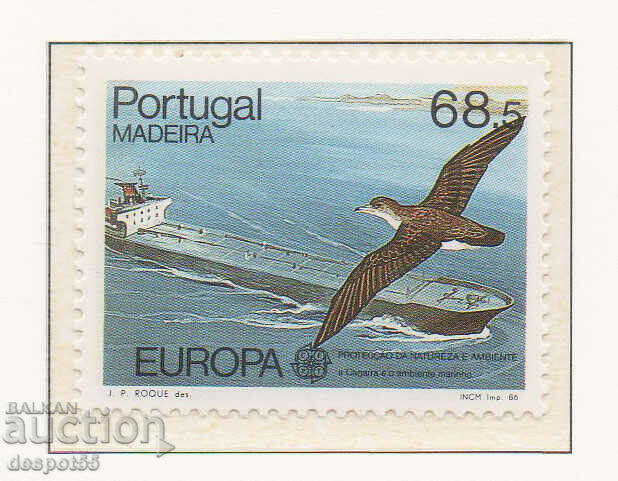 1986. Madeira. Europa - Conservarea naturii.