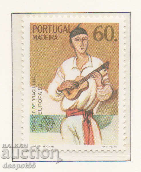 1985. Madeira. Europe - European Year of Music.