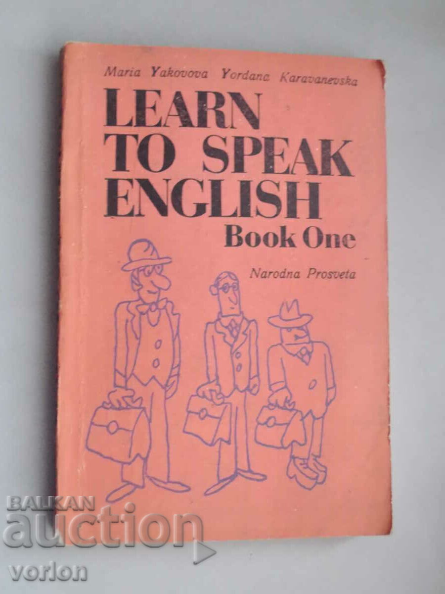 Book Learn to speak English. Book one.