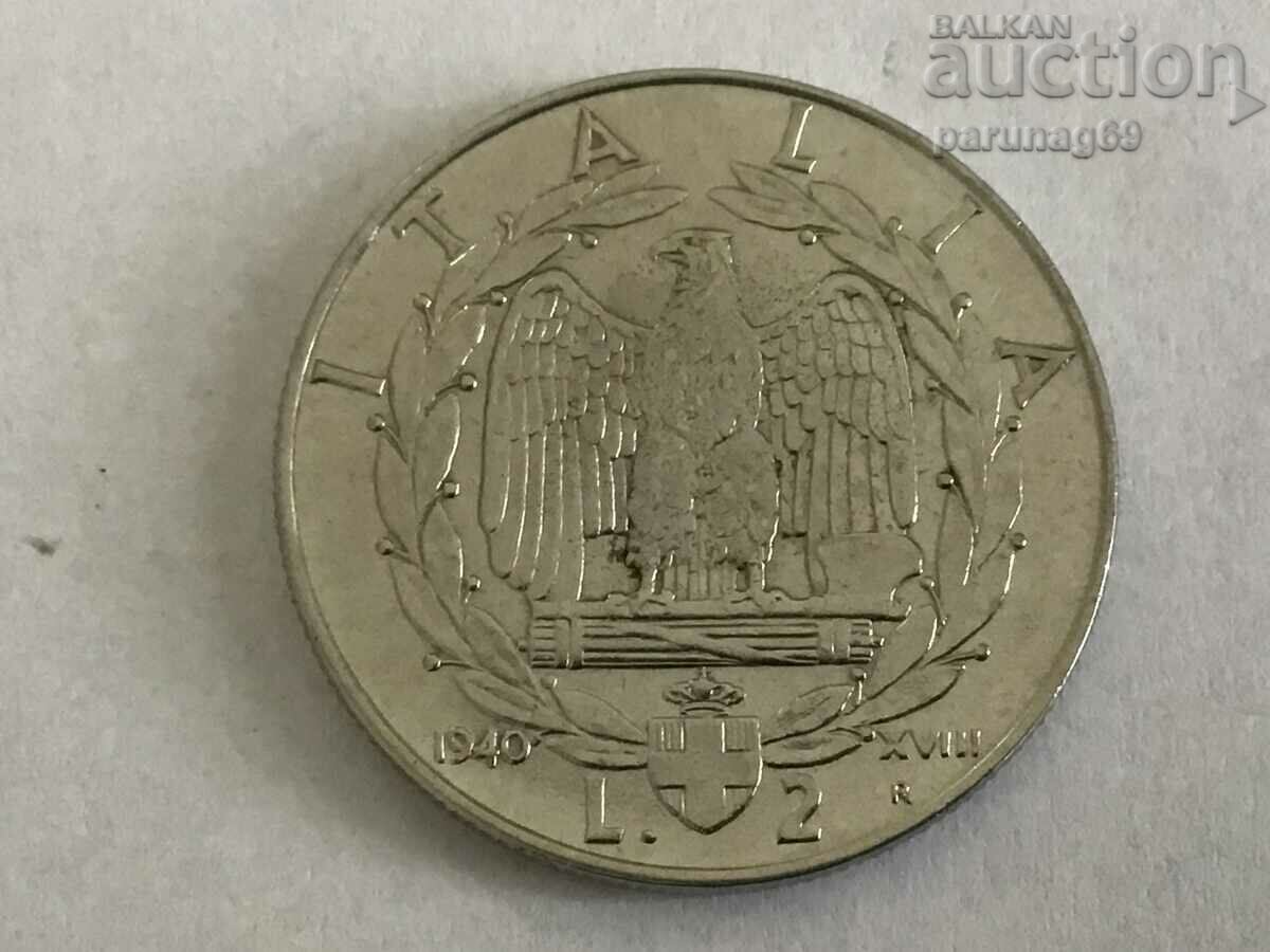 Ιταλία 2 Lire 1940 Non Magnetic (BS)