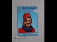 Balkan Airline Calendar - 1975