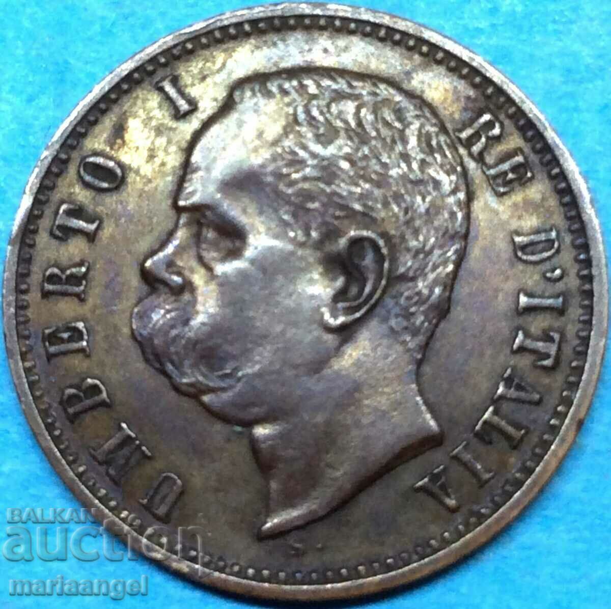 2 Centesimi 1898 Italia Regele Umberto I