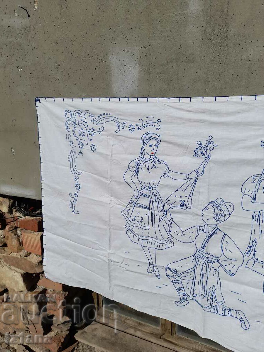 An old embroidered hacker, wall cover with price 40.00 BGN | € 20.45 An old embroidered hacker, wall cover with price 40.00 BGN | € 20.45