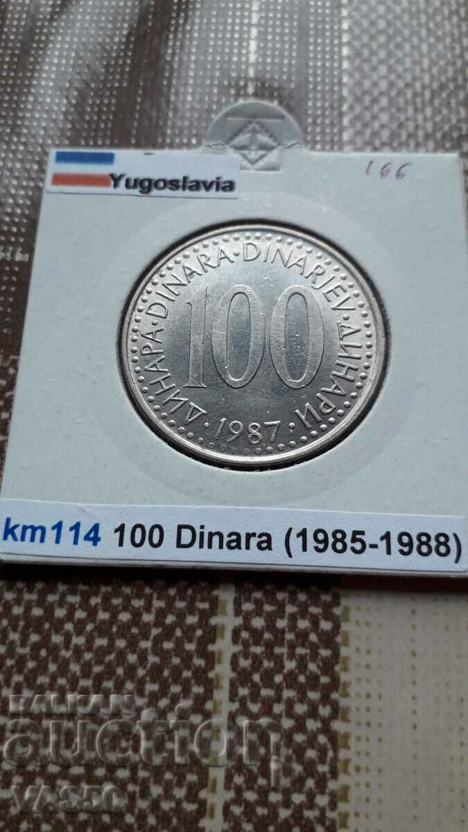 166. IUGOSLAVIA-100 din. 1987