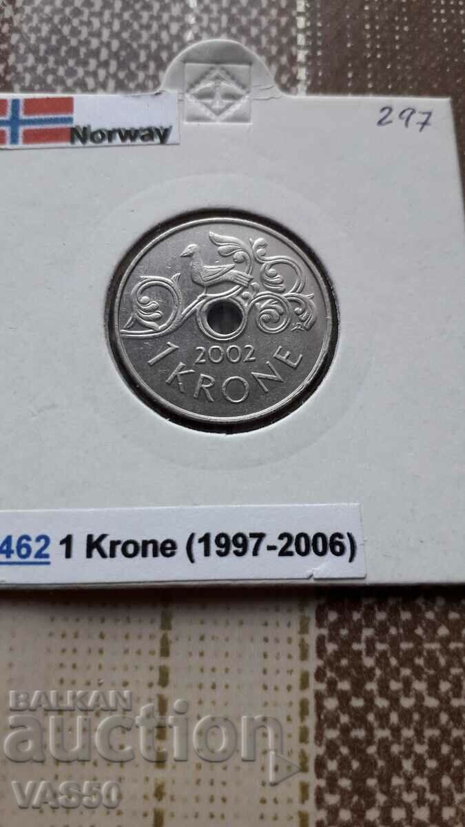 297. NORVEGIA-1 coroană 2002