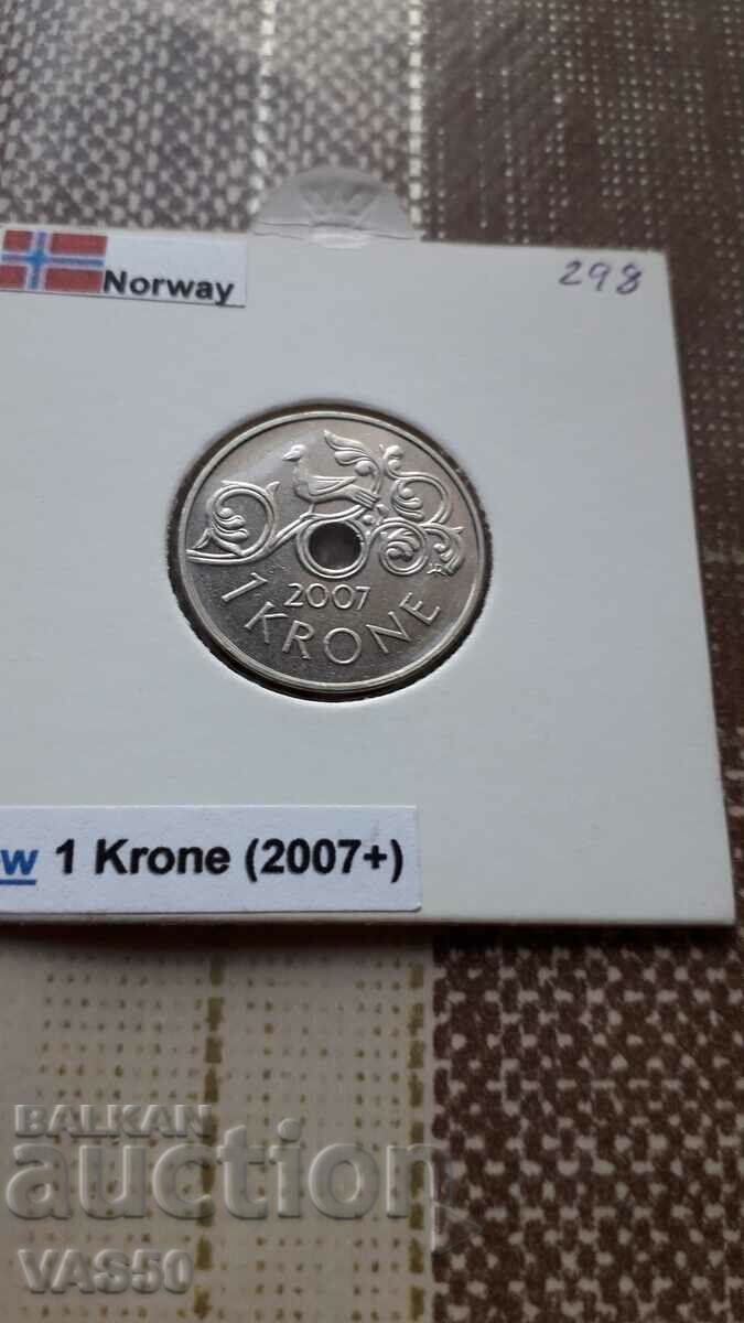 298. NORVEGIA-1 coroană 2002