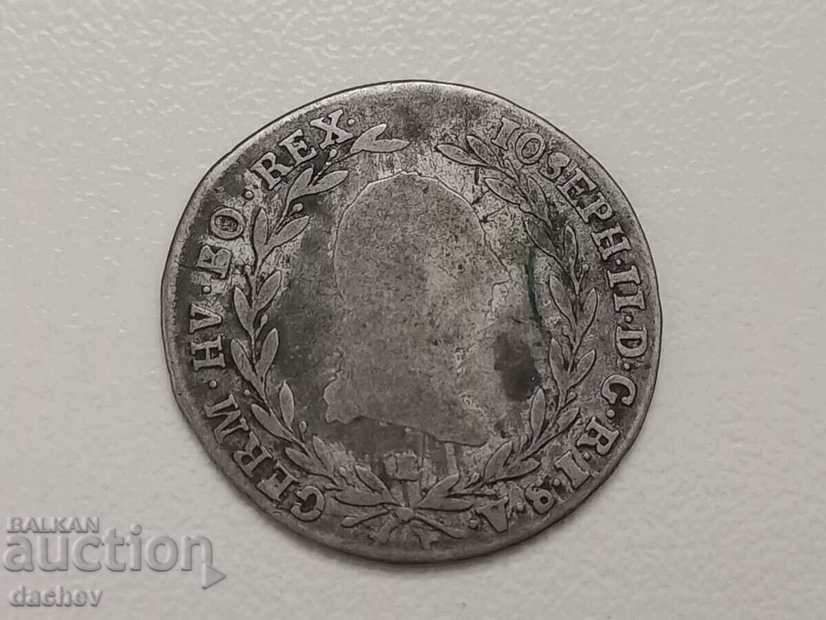 2 Silver coins silver Austria Austria Hungary 1774 and 1789 - 5 2 Silver coins silver Austria Austria Hungary 1774 and 1789 - 5