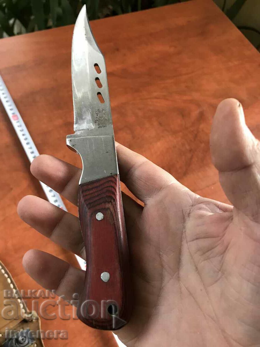 Auction KNIFE SHARP JAPANESE KANYA LEATHER Auction KNIFE SHARP JAPANESE KANYA LEATHER