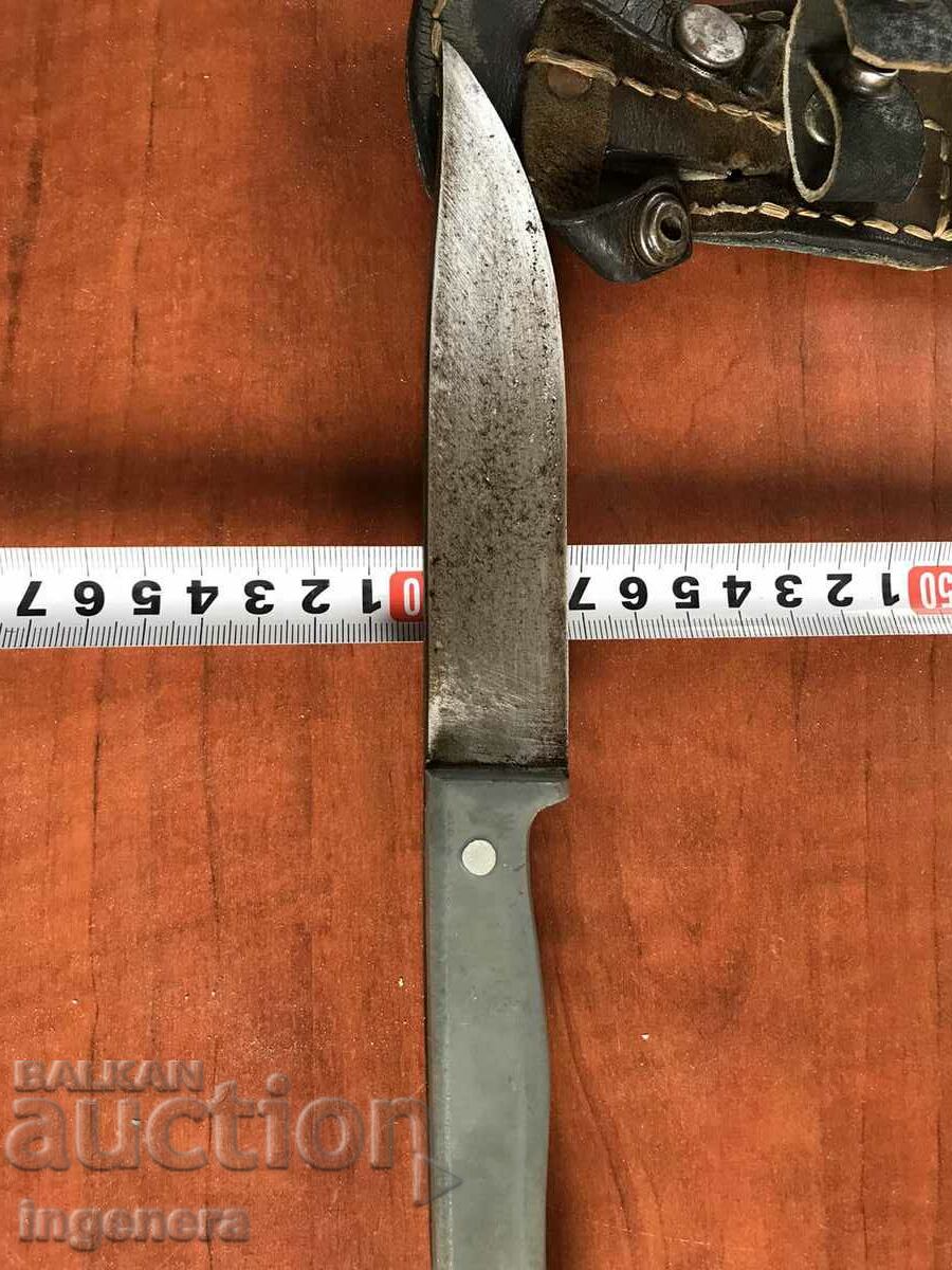 BUTCHER KNIFE BLADE KANIA LEATHER with price 40.00 BGN | € 20.45 BUTCHER KNIFE BLADE KANIA LEATHER with price 40.00 BGN | € 20.45