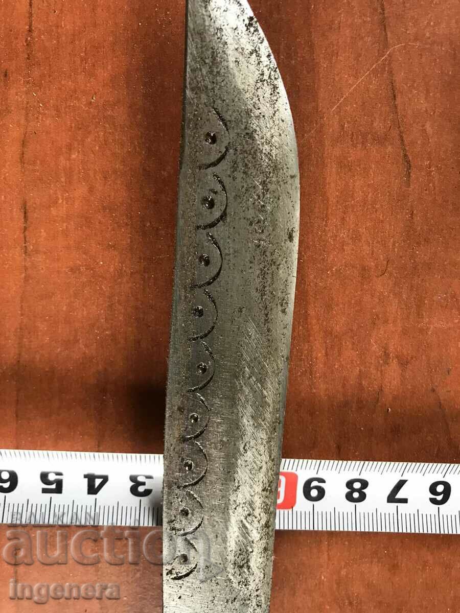 Delivery of KNIFE BLADE WITH LEATHER HANDLE Delivery of KNIFE BLADE WITH LEATHER HANDLE