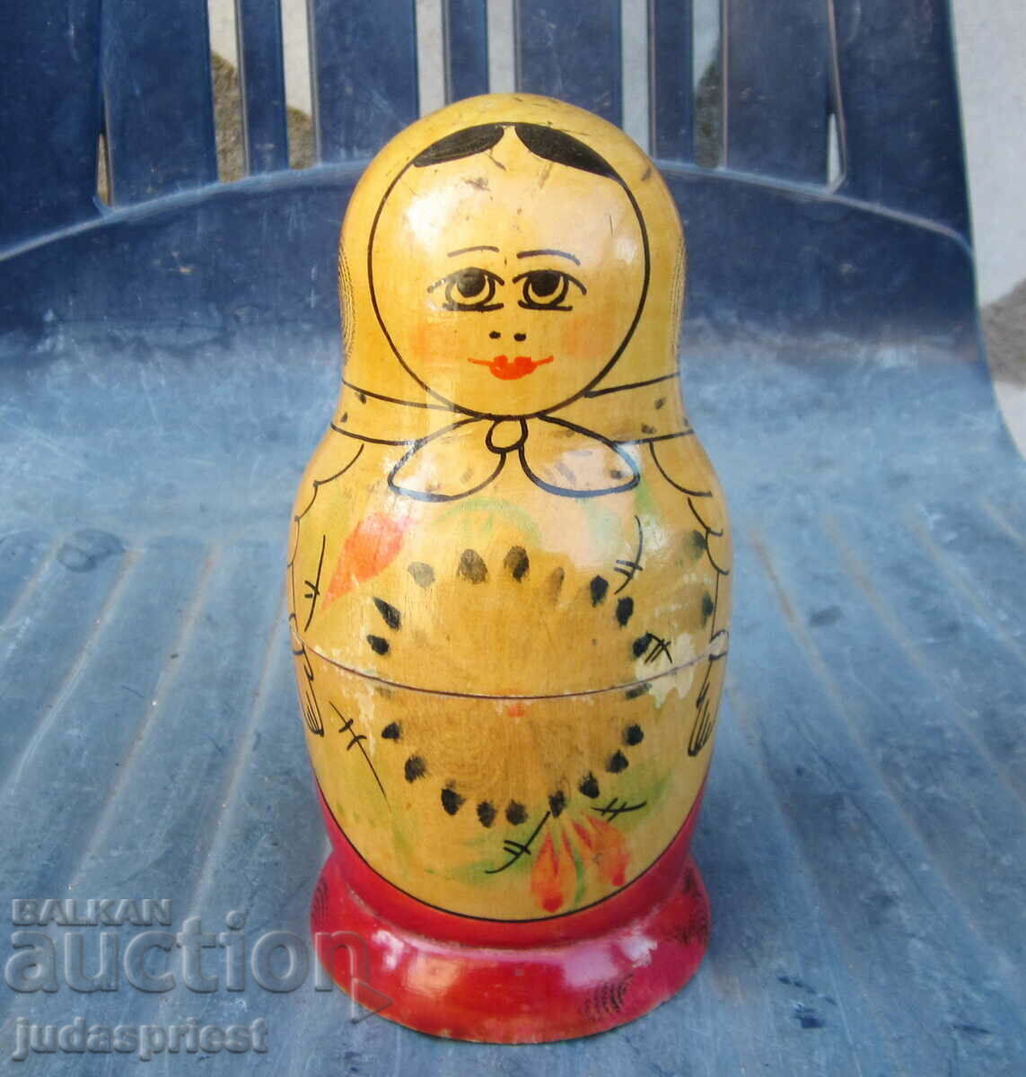 Ρωσική κούκλα matryoshka σετ με 3 σοβιετικές κούκλες matryoshka - 5 Ρωσική κούκλα matryoshka σετ με 3 σοβιετικές κούκλες matryoshka - 5
