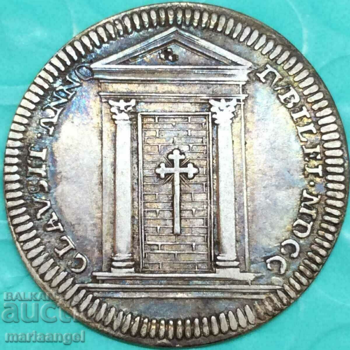 Vatican Giulio 1700 Clement XI (1700 - 1721) 2.95g rare