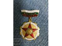 Old Social Badge Bronze Enamel