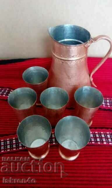 Copper Wine Service with price 285.00 BGN | € 145.72 Copper Wine Service with price 285.00 BGN | € 145.72