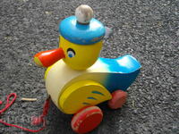OLD WOODEN DUCK TOY