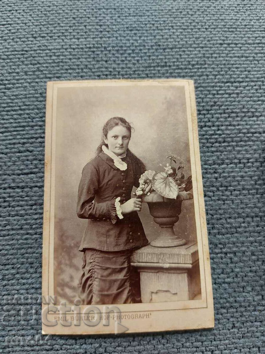 FOTO VECHE - CARTON - SECOLUL XIX - 5 FOTO VECHE - CARTON - SECOLUL XIX - 5