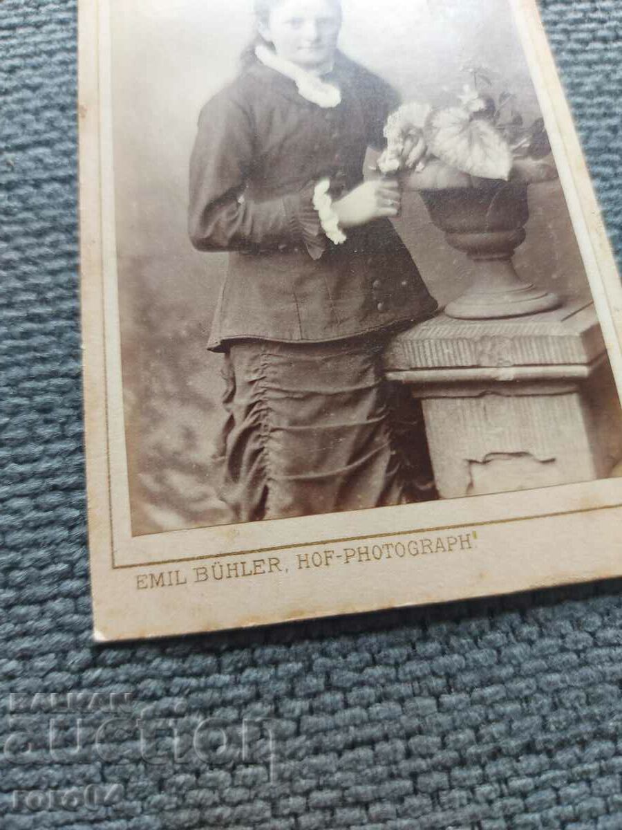 FOTO VECHE - CARTON - SECOLUL XIX - 6 FOTO VECHE - CARTON - SECOLUL XIX - 6